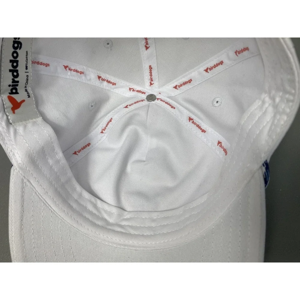 Birddogs White Rope Hat Snapback Cotton Twill Embroidered Bird Logo Cap Men